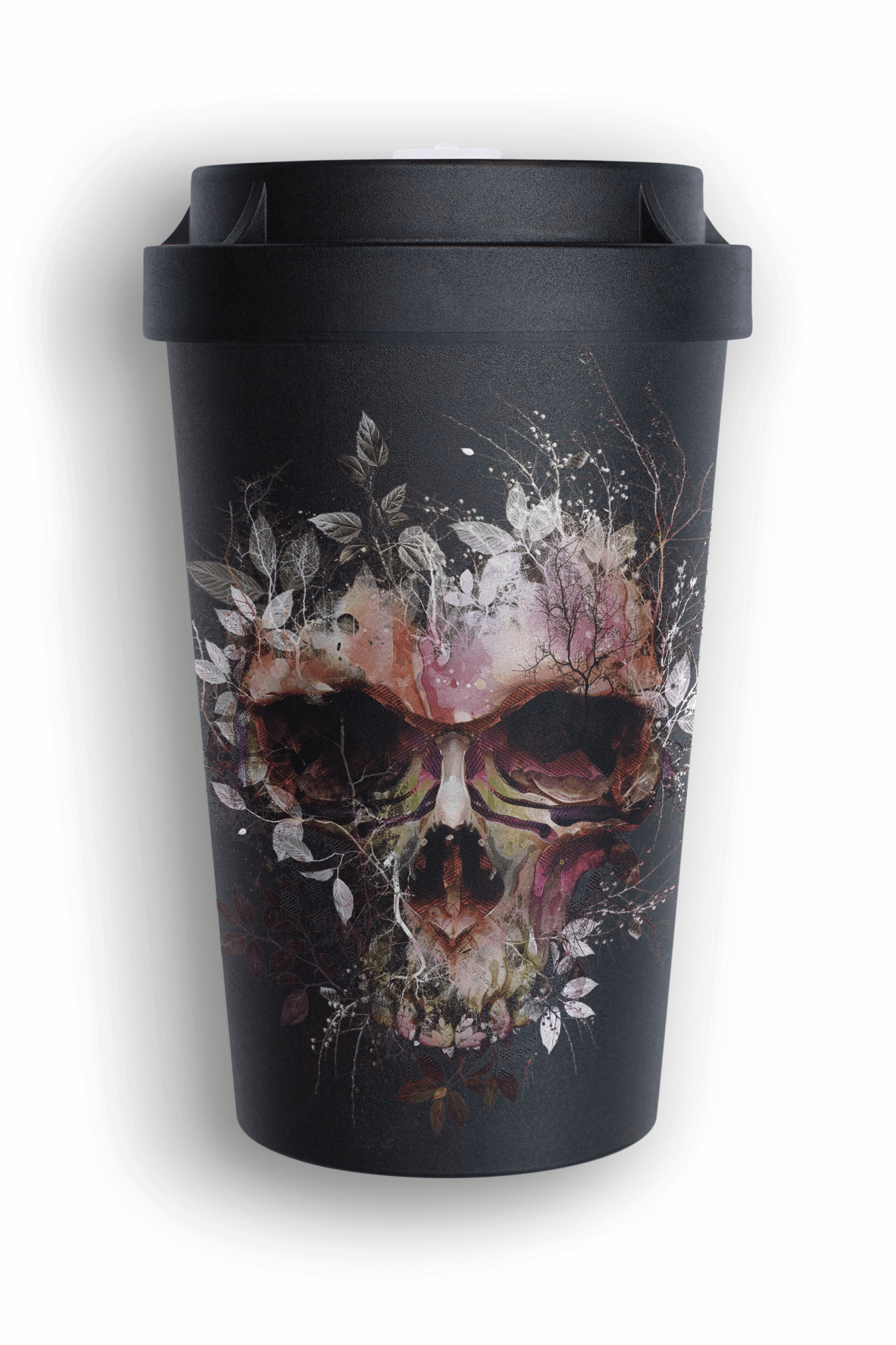 Mehrweg Coffee togo Becher Skull Design artgritt