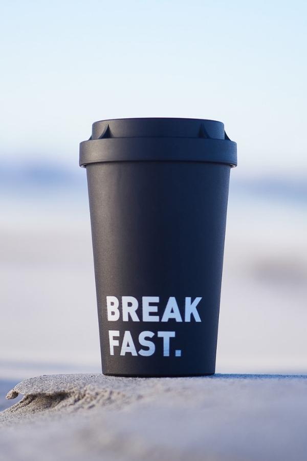 heybico nachhaltiger Mehrwegbecher Coffee to go Becher Breakfast