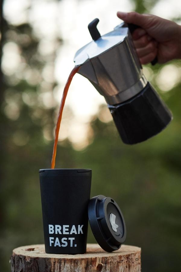 heybico nachhaltiger Mehrwegbecher Coffee to go Becher Breakfast
