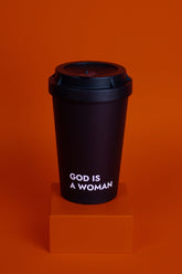 heybico statements mehrwegbecher coffee to go geschenk made in germany geschenkidee god is a woman